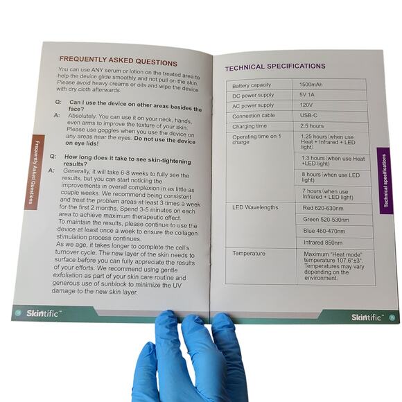 Skintific 7in1 LED Xtra Strength Wand Reduces Wrinkles Boosts Collagen & Elastin - Picture 15 of 16